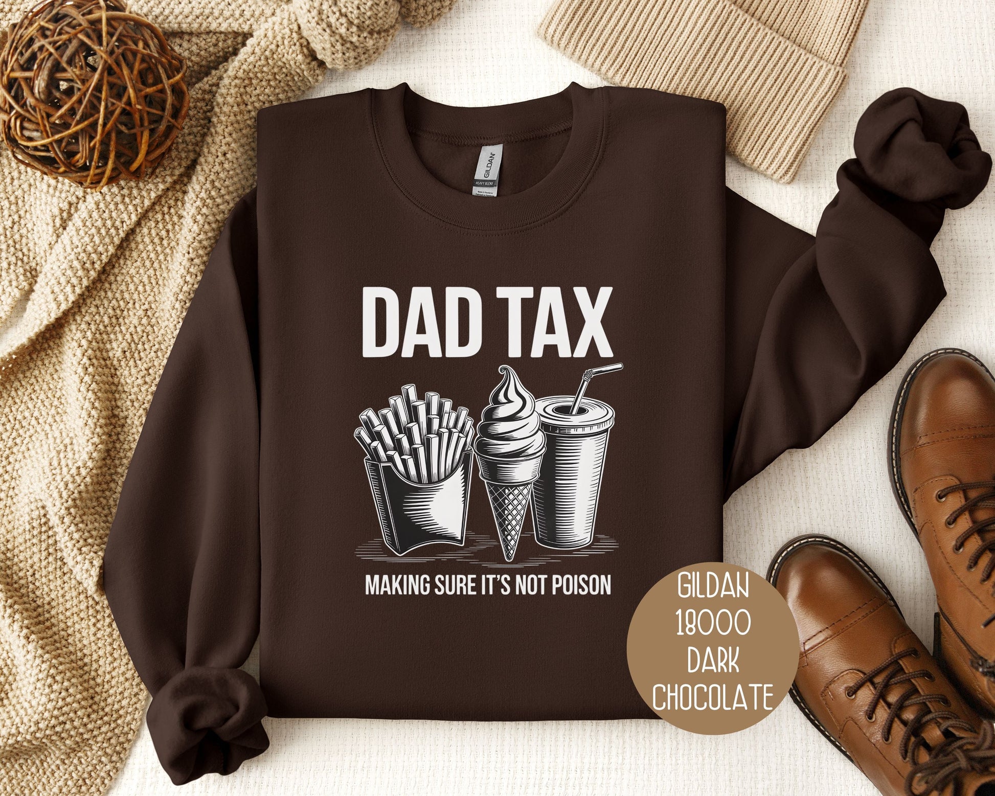 Dad Tax Making Sure Its Not Poison Sweatshirt-3