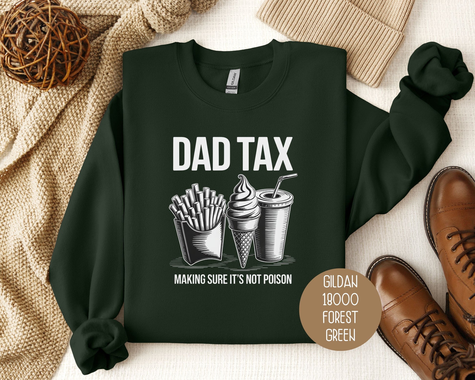Dad Tax Making Sure Its Not Poison Sweatshirt-1