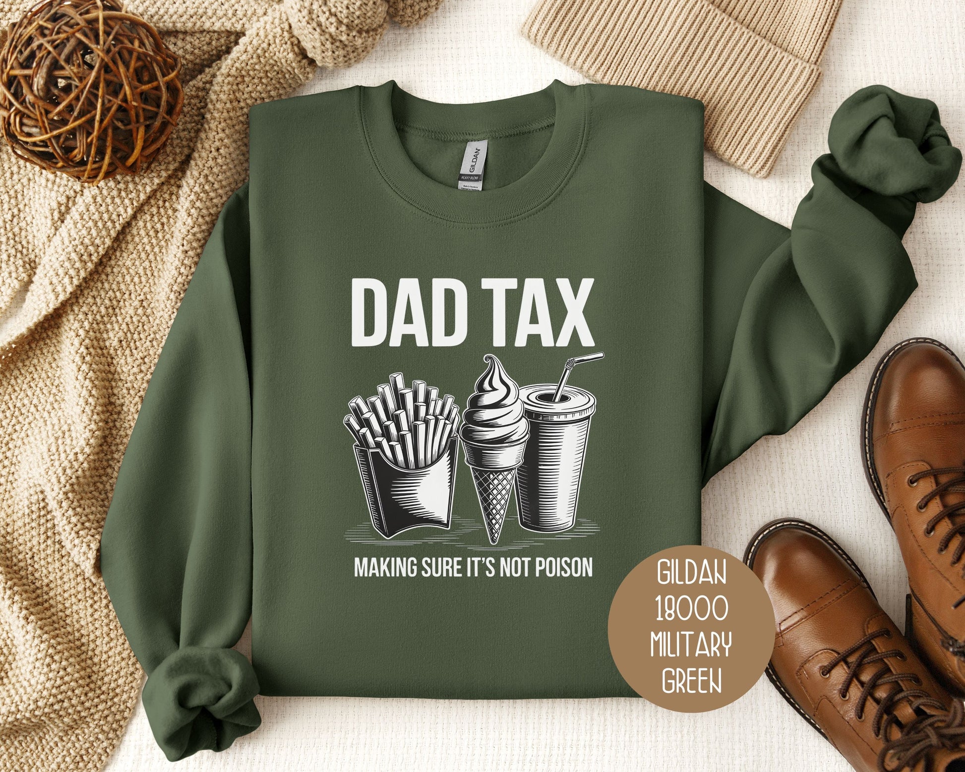 Dad Tax Making Sure Its Not Poison Sweatshirt-6